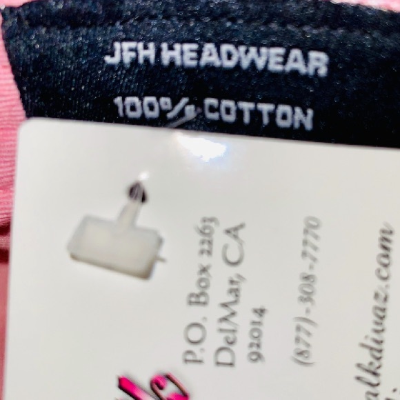 NWT JFH Headwear Pink Cap - Heart with Wings Hat. - Picture 5 of 7